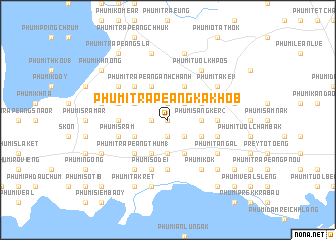 map of Phumĭ Trâpeăng Kakhŏb