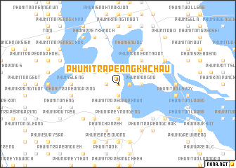 map of Phumĭ Trâpeăng Khchau