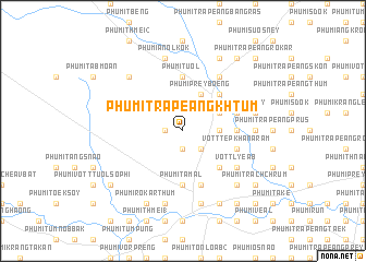map of Phumĭ Trâpeăng Khtum