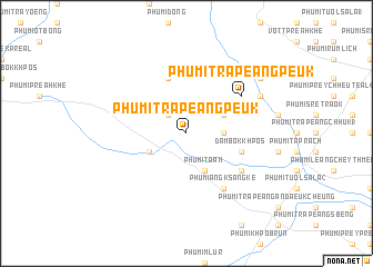 map of Phumĭ Trâpeăng Peuk