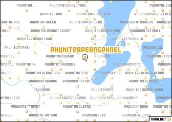 map of Phumĭ Trâpeăng Phnêl