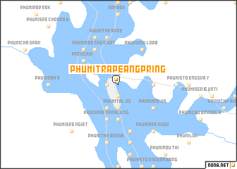 map of Phumĭ Trâpeăng Pring