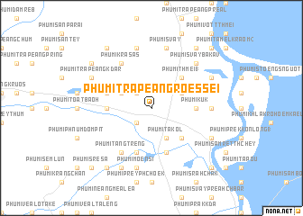map of Phumĭ Trâpeăng Rœssei