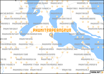 map of Phumĭ Trâpeăng Rŭn