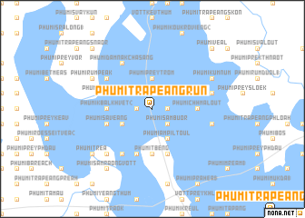 map of Phumĭ Trâpeăng Rŭn