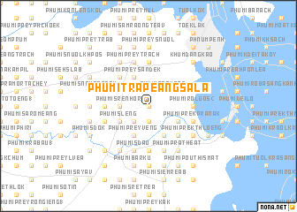 map of Phumĭ Trâpeăng Sala
