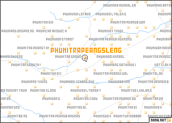 map of Phumĭ Trâpeăng Slêng