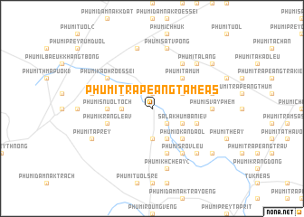 map of Phumĭ Trâpeăng Ta Méas