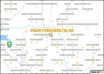 map of Phumĭ Trâpeăng Thlôk