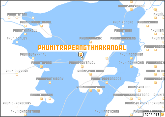 map of Phumĭ Trâpeăng Thmâ Kândal