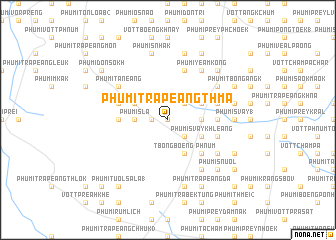 map of Phumĭ Trâpeăng Thmâ