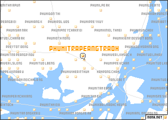 map of Phumĭ Trâpeăng Traôh