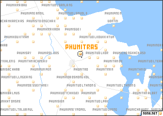 map of Phumĭ Trás