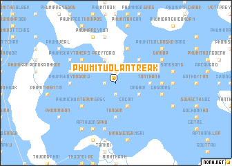 map of Phumĭ Tuŏl Ântréak