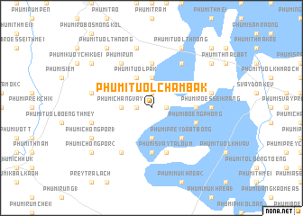 map of Phumĭ Tuŏl Châmbâk