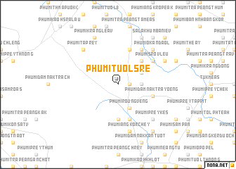 map of Phumĭ Tuŏl Srê