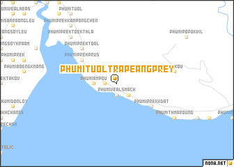 map of Phumĭ Tuŏl Trâpeăng Prey