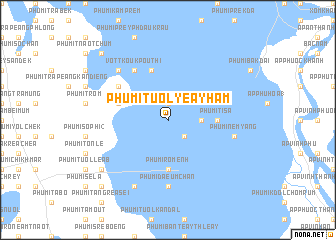 map of Phumĭ Tuŏl Yéay Hâm