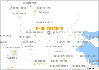 map of Phumĭ Tut Char