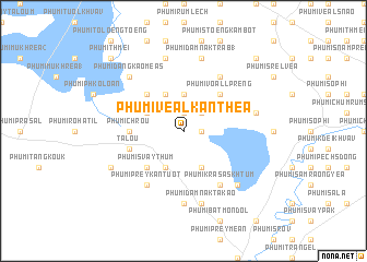 map of Phumĭ Véal Kânthéa