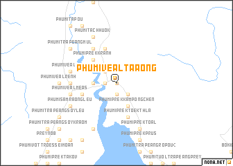 map of Phumĭ Véal Ta Aông