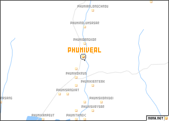 map of Phumĭ Véal