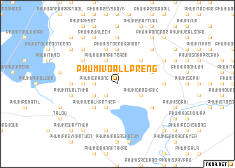 map of Phumĭ Voăll Préng