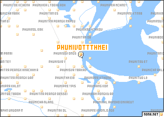 map of Phumĭ Vôtt Thmei