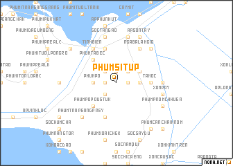 map of Phum Si Túp