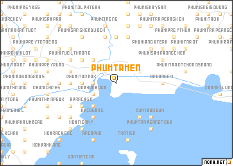 map of Phum Tà Mên