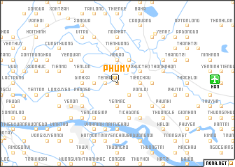 map of Phú Mỹ