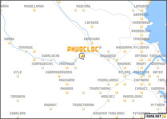 map of Phước Lộc