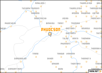 map of Phước Sơn