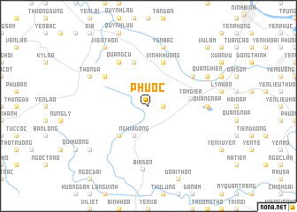 map of Phú Ốc