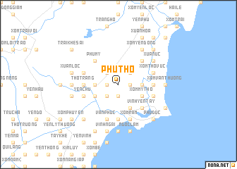 map of Phú Thọ