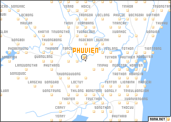 map of Phú Viên