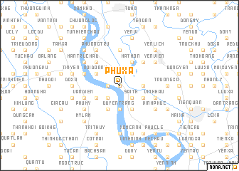 map of Phù Xa