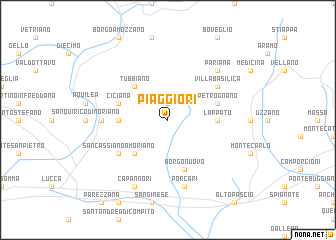 map of Piaggiori
