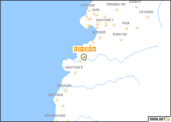 map of Piakan