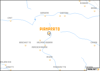 map of Piamprato