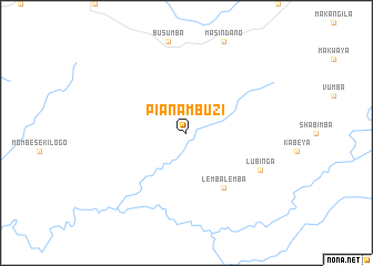 map of Piana-Mbuzi