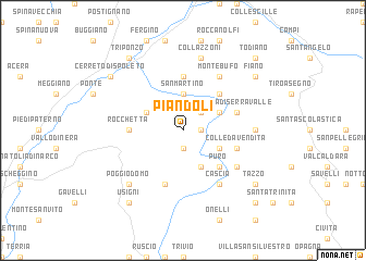 map of Piandoli