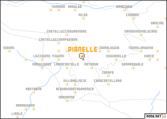 map of Pianelle