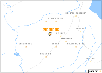 map of Pianiano