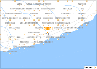 map of Piani