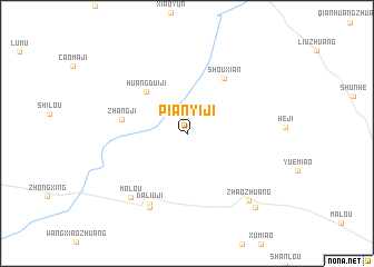 map of Pianyiji