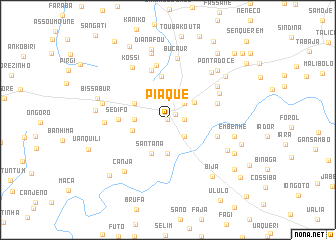 map of Piaque