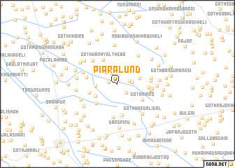 map of Piāra Lund