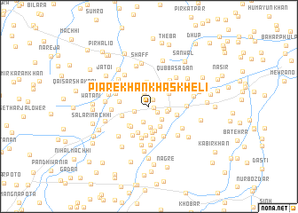 map of Piāre Khān Khāskheli