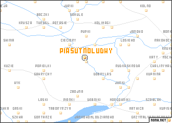 map of Piasutno Ludwy